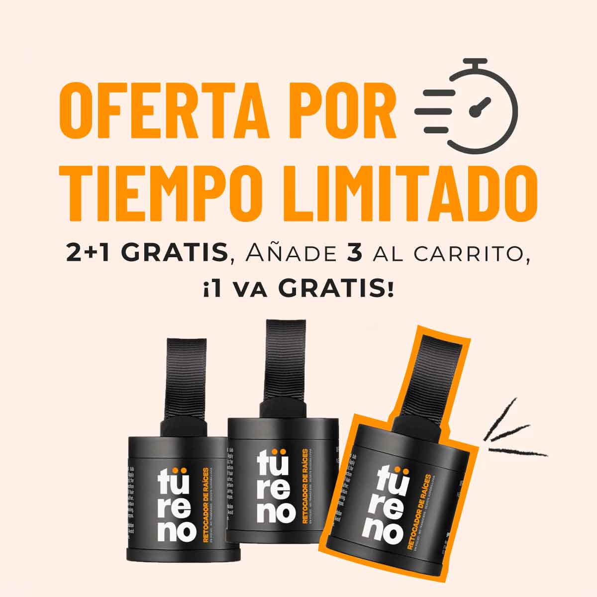 Türeno™ Polvo capilar cobertura invisible
